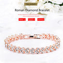 Women Tennis Bracelet Crystal Diamonds Hand Chain Gift Charm for Wedding Pa