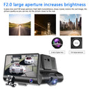 Dual Lens Dash Cam 4 Inch Display Dashboard Camera with Rear View Camera Newly