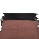 Retro Women Messenger Crossbody Handbag PU Simple Mini Shoulder Bag/Black