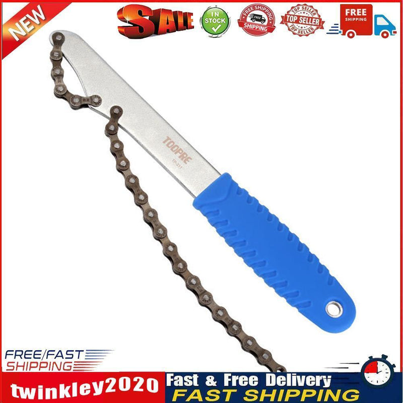 TOOPRE Bike Freewheel Wrench with Chain Whip Cassette Sprocket Spanner Newly