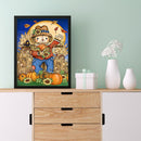 Diamond Painting DIY Halloween scarecrow Full Round Drill Rhinestone Kit