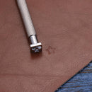 9 in 1 DIY Leather Printing Tool Steel Metal Carving Leathercraft Tool Kit Newly