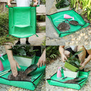 Plant Repotting Mat Waterproof Foldable Planting Pot Pad (Green 68x68cm) Newly