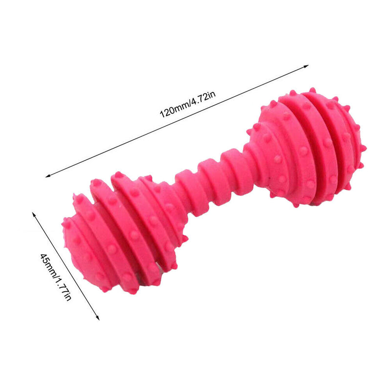 Dog Toys Pet Molar Teeth Stick Bite Sound Interactive Training Ball (Red) Newly