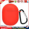 For Redmi AirDots 3 Pro Silicone Protective Case Cover with Keychain (Red) Newly
