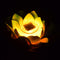 Lotus Solar Lights Flower Float Waterproof Outdoor Pond Pool Decor (White)