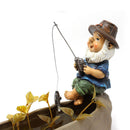 Creative Fishing Figures Waterproof Ingenious Design for Home Room Table Decor