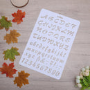 Lettering Stencil Letter Alphabet Stencils Painting Paper Craft Number Word