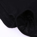 Women Sports Suit Letter Print Black Tops Short Pants Tracksuits (XL)