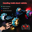 4WD 2.4GHz Gesture Sensor Watch Remote Control Vehicle RC Stunt Car (Blue) Newly