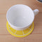 Silicone Non-Slip Fruit Pattern Placemat Round Insulation Table Cup Pad(4)