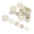 Circular Saw Shape Wood Chips DIY Handmade Cutout Craft Wedding Decor Slices