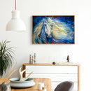 5D Rhinestone Pictures DIY Flowing Horse Full Round Drill Diamond Painting Kit