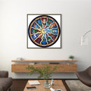 Partial Embroidery Sun Moon Constellation 11CT Stamped Canvas Cross Stitch Kits