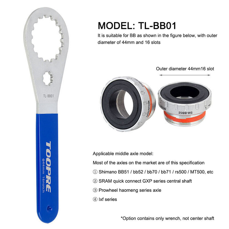 1pc Road Bike Bottom Brackets BB Wrench MTB Bicycle Tooth Disc Installation