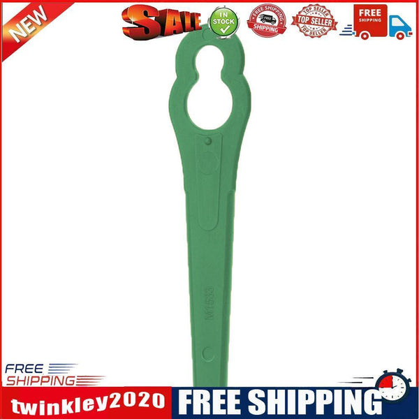 400pcs Plastic Cutter Blades for Grass Brushcutter Replacement Part (Green)