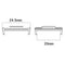 #A 2pcs 24mm Watch Band Adaptor Quick Release Strap Adapter for Huawei Watch F