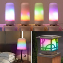 LED Flame Bulb Light Simulation Flicker Flame Atmosphere Lamp (Multicolor) Newly