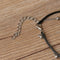 Women Summer Beach Leather Jewelry Anklets Sun Pendant Beads Charm  Foot Chain