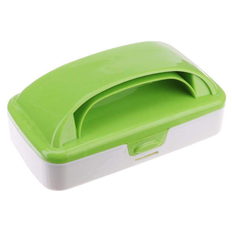 Handheld Carpet Brushes Table Sofa Bed Crumb Sweeper Roller Cleaner (Green)