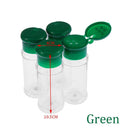 4PCS Spice Pepper Salt Can Cruet BBQ Seasoning Jar Condiment Bottle