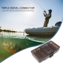 JUNERAIN 5 Compartment Fishing Equipment Box Bait Bait Hook Box Bait Storage
