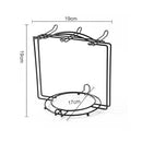 Tea Cups Display Stand Cups Holder Stainless Steel Drying Rack for Cups Dishes