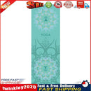 Portable Washable Printed Yoga Towel Pilates Anti-Skid Towels Blanket (D) Newly