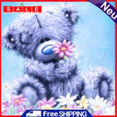 5D DIY Diamond Painting Full Round Drill Animal Bear Wall Decor Rhinestone Art