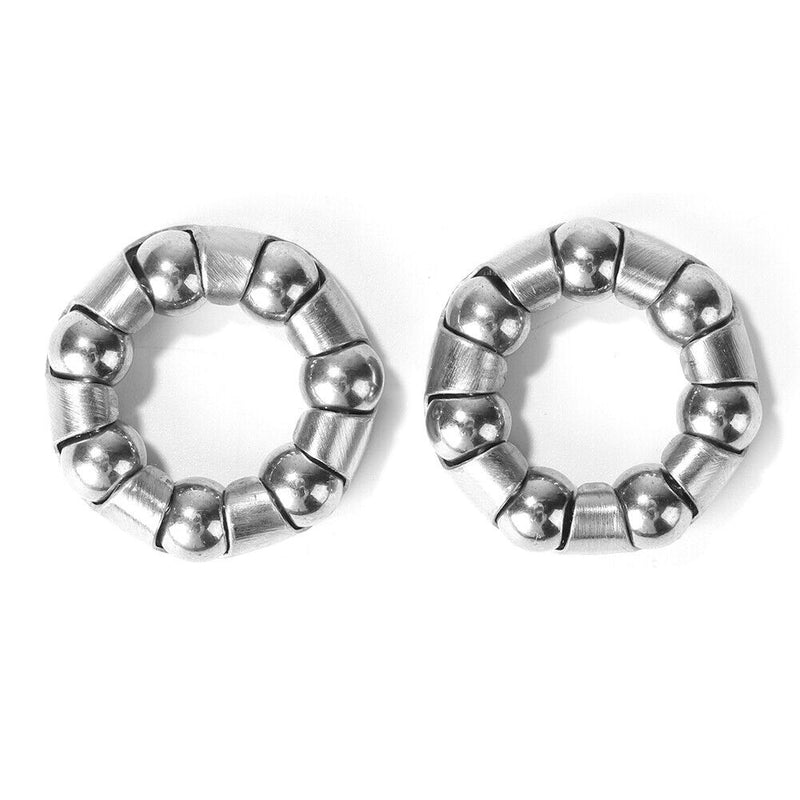 10pcs Bicycle Front/Rear Wheel Axle 1/4 inch x 7 Steel Ball Bearing Replace