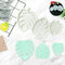 1x Monstera Leaf Molds Palm Leaves Silicone Mold Fondant Sugar Molds Cake X6Z2