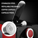 For Nespresso Steel Refillable Reusable Coffee Capsule Pods Filter_