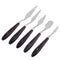 Mixed 5Pcs Stainless Steel Scraper Set Spatula Spatula for Artists Oil Painting We