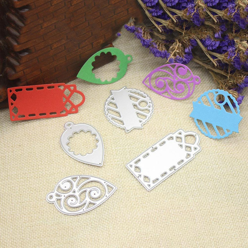 4pcs Metal Punching Molds Stencil Scrapbooking Paper Cards Craft Embossing Mold