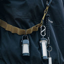 Shoulder Hanging Rope Tent Lamp Hanger Lanyard Camping Equipment (Khaki)