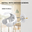#A Plastic Hanger Stand Wall Mounted Speaker Stand Holder for Amazon Echo Dot Ge