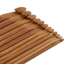 12pcs Hot Sell Weave Knitting Handle Hook Needle Bamboo Crochet 3-10mm
