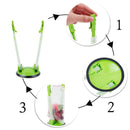 Non Slip Storage Bag Holder Clip Holder Hands-Free Plastic Bag Rack Portable