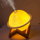 8W USB Planet Air Humidifier Moisturizer Ultrasonic Air Diffuser w/LED Lamp