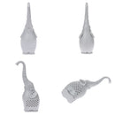 Silicone Elephant Shape Mug Cup Loose Leaf Herb Filter Tea Infuser (Gray) Newly
