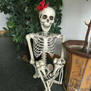 Halloween Full Life Size Decoration Party Prop Human Skeleton Oversized Poseable