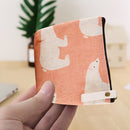 Cartoon Ladies Mini Coin Purse Cute Pattern Women Card Holder Keychain Wallets
