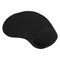 ANTI-SLIP BLACK MOUSE MAT PAD WITH FOAM WRIST SUPPORT REST N3F5 S6E6 & PC W4V8