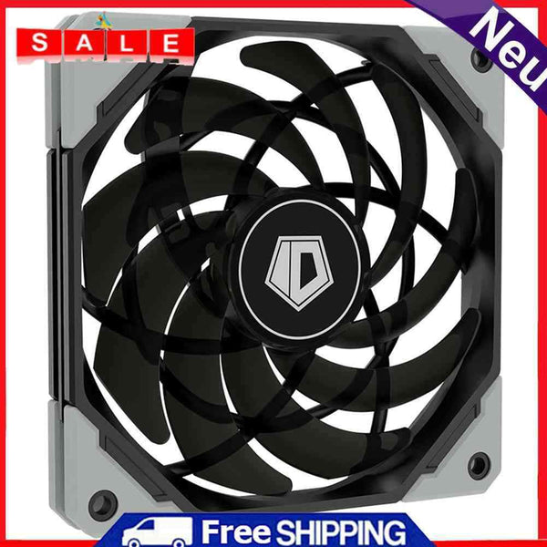 ID-COOLING 120mm Computer Case Cooling Fan PWM Silent Quiet Chassis PC Cooler