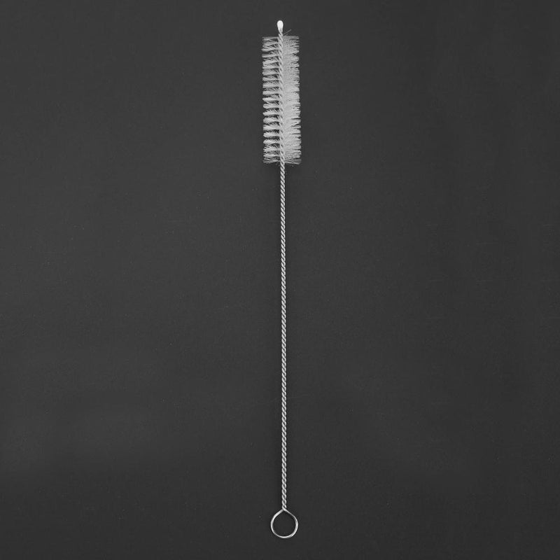 Reusable Stainless Steel Screw Thread Drinking Straw Cleaner Brush Kit (3)