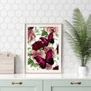 Butterfly Flower DIY Full Embroidery Set 11CT Counted Handmade Needlework Kits