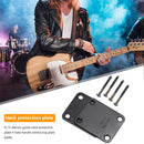Electric Guitar Neck Plate Joint Board Fender Musical Accessory (Black) Newly