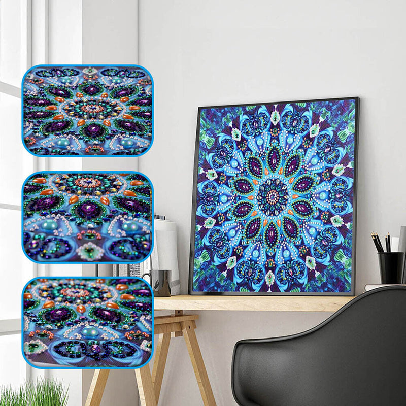 5D DIY Special Shaped Diamond Painting Flower Cross Stitch Embroidery Kits