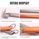 Outdoor Camping Tent Hammer Stainless Steel Tent Peg Hiking Fishing Nail Pu