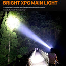 XPG LED Headlamp Wave Sensor Waterproof Outdoor Camping Cycling Headlight